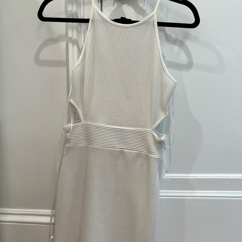 Cute white mini dress